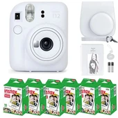 Fujifilm Instax Mini 12 Kamera/Mini Film (60 Sayfa)/Aksesuarlar - Beyaz - 2