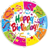 Happy Birthday Folyo Balon 18 inç 46 cm - 1