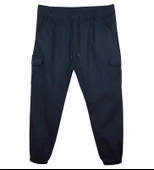 Kargo Cepli Büyük Beden Likralı Jogger Pantolon - 5