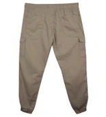 Kargo Cepli Büyük Beden Likralı Jogger Pantolon - 11