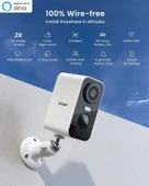 ieGeek Kablosuz Pille Çalışan WiFi Güvenlik Kamerası - 9
