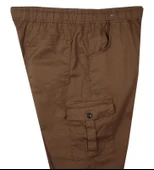 Kargo Cepli Büyük Beden Likralı Jogger Pantolon - 9