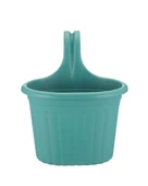 Omnipazar SO-TOM1 Tombik Askılı Balkon Saksı 3 lt Yeşil 6 Adet thumbnail 2