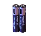Ultratekno USB Type-C Şarjlı AAA Pil 1.5V 1000+ Kez Şarj Edilebilir Lityum Pil Kalem Pil (2’li Paket) thumbnail 2