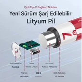 Ultratekno USB Type-C Şarjlı AAA Pil 1.5V 1000+ Kez Şarj Edilebilir Lityum Pil Kalem Pil (2’li Paket) thumbnail 6