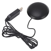 Haiki HK-102 USB 1.5 Metre Kablolu Kondenser Masaüstü Toplantı Podcast Mikrofonu thumbnail 2