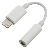 Powerway AC03 Lightning TO 3.5Mm Stereo AUX Kulaklık Jack Çevirici Kablo (90mm) - 1