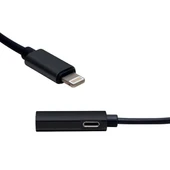 PowerMaster PM-3770 2in1 Lightning Girişli Şarj Ve Kulaklık Çevirici Kablo - 2