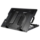 Powermaster NB339 120 Mm Tek Fanlı Işıklı Açma-Kapama Tuşlu Notebook Soğutucu - 1