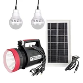 Powermaster 10 Watt 22 Smd Ledli Solar Panelli 3 Ampullü Usb-Mp3-Radyo Destekli Solar Fener YJ-1908TSYK - 1