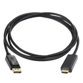 PowerMaster PM-15436 Display Port DP TO HDMI Aktif Görüntü Çevirici 1.8 Metre - 1