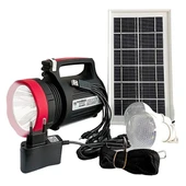 Powermaster 10 Watt 22 Smd Ledli Solar Panelli 3 Ampullü Usb-Mp3-Radyo Destekli Solar Fener YJ-1908TSYK - 4