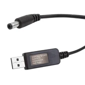 Powermaster 5V-12V USB To DC 5.5*2.5mm Kablo (12 Volt 1 Amper) - 2