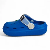 Calx 9043 Mavi Crks Dinazor Fifürlü Erkek Çocuk Havuz Plaj Terlik thumbnail 5