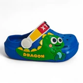 Calx 9043 Mavi Crks Dinazor Fifürlü Erkek Çocuk Havuz Plaj Terlik thumbnail 4