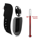 PowerMaster PM-20327 500 Watt Priz Tipi Uzaktan Kumandalı Taşınabilir Isıtıcı (Zamanlayıcı - Otomatik Kapanma) - 5