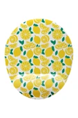 Hamiki Limon Desenli Bilek Destekli Kaymaz Buruşmaz Kırılmaz Mouse Pad - 1