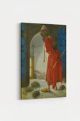 Kaplumbağa Terbiyecisi Tablosu Osman Hamdi Bey'in Eşsiz Eseri Premium %100 Pamuk Tuval - 2