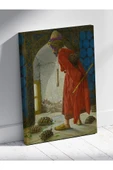 Kaplumbağa Terbiyecisi Tablosu Osman Hamdi Bey'in Eşsiz Eseri Premium %100 Pamuk Tuval - 3