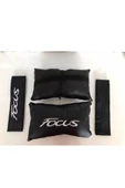 Focus Nakışlı Deri 1 Çift Boyun Yastık Ve 1 Çift Kemer Pedi thumbnail 2
