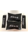 Focus Nakışlı Deri 1 Çift Boyun Yastık Ve 1 Çift Kemer Pedi thumbnail 1
