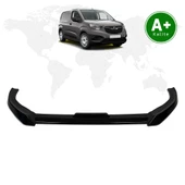 FA OTOMOTİV Opel Combo Panelvan Ön Lip Parlak Siyah 2019 Model ve Sonrası - 1