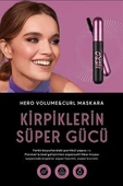 Flormar Hero Volume & Curl Siyah Maskara – Yoğun Hacim ve Kıvrık Kirpikler İçin Uzun Süre Kalıcı Etki - 3