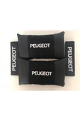 Peugeot Nakışlı Deri 1 Çift Boyun Yastık Ve Kemer Pedi thumbnail 1