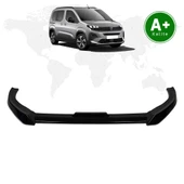 FA OTOMOTİV Peugeot Rifter Ön Lip Parlak Siyah 2024 Model ve Sonrası thumbnail 1