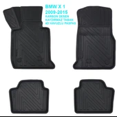 BMW X-1 2009-2015 4D Premium Havuzlu Paspas-Kaydırmaz Taban - 1