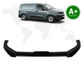 FA OTOMOTİV Opel Combo Panelvan Ön Lip Parlak Siyah 2024 Model ve Sonrası thumbnail 1