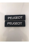 Peugeot Nakışlı Deri 1 Çift Boyun Yastık Ve Kemer Pedi thumbnail 4