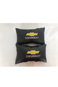 Chevrolet Nakışlı Cruze Aveo Deri 1 Çift Boyun Yastık Ve 1 Çift Kemer Pedi thumbnail 2