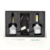 Mega Oto Market 360 Slim Led Fanlı Xenon Far Lambası Limon Sarısı H3 Soket ile Uyumlu - 3