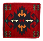 Dekoratif Otantik Çift Taraflı Fermuarlı Kilim Şark Köşesi Minder Kılıfı (40cmx41cm) Mod11 - 1