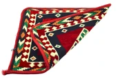 Dekoratif Otantik Çift Taraflı Fermuarlı Kilim Şark Köşesi Minder Kılıfı (40cmx41cm) Mod6 - 3