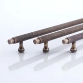 Martin Eskitme Antik Sarı Metal Kulp 128 mm Mobilya Çekmece Mutfak Dolabı Dolap Modern Kapak Kulplar thumbnail 6