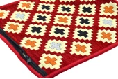 Dekoratif Otantik Çift Taraflı Fermuarlı Kilim Şark Köşesi Minder Kılıfı (40cmx41cm) Mod8 - 2
