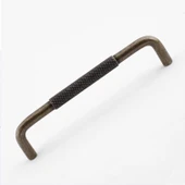 Uber Tırtıklı Antik Sarı Metal Kulp 160 mm 16 cm Mobilya Çekmece Mutfak Dolabı Dolap Modern Kapak - 5