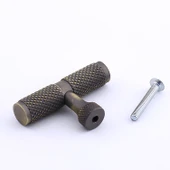 Martin Antik Sarı Eskitme Metal Kulp Düğme Mobilya Çekmece Mutfak Dolabı Dolap Modern Kapak Kulpları thumbnail 7