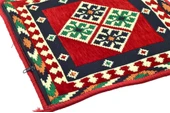 Dekoratif Otantik Çift Taraflı Fermuarlı Kilim Şark Köşesi Minder Kılıfı (40cmx41cm) Mod6 - 2