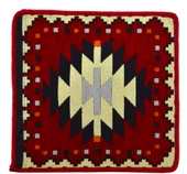 Dekoratif Otantik Çift Taraflı Fermuarlı Kilim Şark Köşesi Minder Kılıfı (40cmx41cm) Mod12 - 1