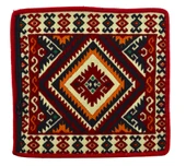 Dekoratif Otantik Çift Taraflı Fermuarlı Kilim Şark Köşesi Minder Kılıfı (40cmx41cm) Mod14 - 1