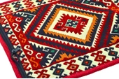 Dekoratif Otantik Çift Taraflı Fermuarlı Kilim Şark Köşesi Minder Kılıfı (40cmx41cm) Mod14 - 2