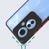 Oppo Reno 11F 5G Uyumlu Kamera Korumalı Darbeye Karşı Dayanıklı Arkası Mat Silikon Kılıf - 7