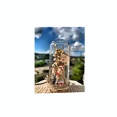 Cam Şişe Mantar Tıpalı Deney Tüpü Mini Fanus Model 25CC (25 Adet) thumbnail 2