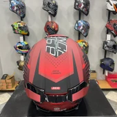 MT Helmets Thunder 4 SV Luminence D5 Mat Kırmızı thumbnail 6