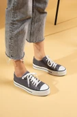 Pembe Potin Rahat Kalın Taban Keten Kadın Sneaker 10-9999-22 - 7