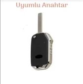 Kia Sportage R Stinger Gt Sorento Ceed Cd Cerato Forte Anahtar Kılıfı Siyah/gümüş 3.Resime Bakınız thumbnail 3