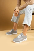Pembe Potin Bağcıklı Comfort Taban Kadın Sneaker A1971-23Cilt - 3